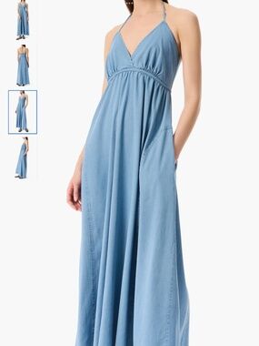 Robert Rodriguez Neakita Tie Neck Halter Dress, size 6